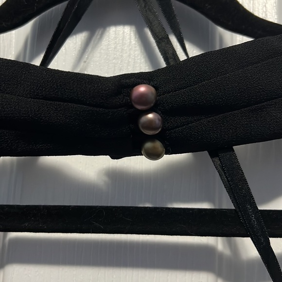 3/$20 Liz black halter  dress - Picture 3 of 6